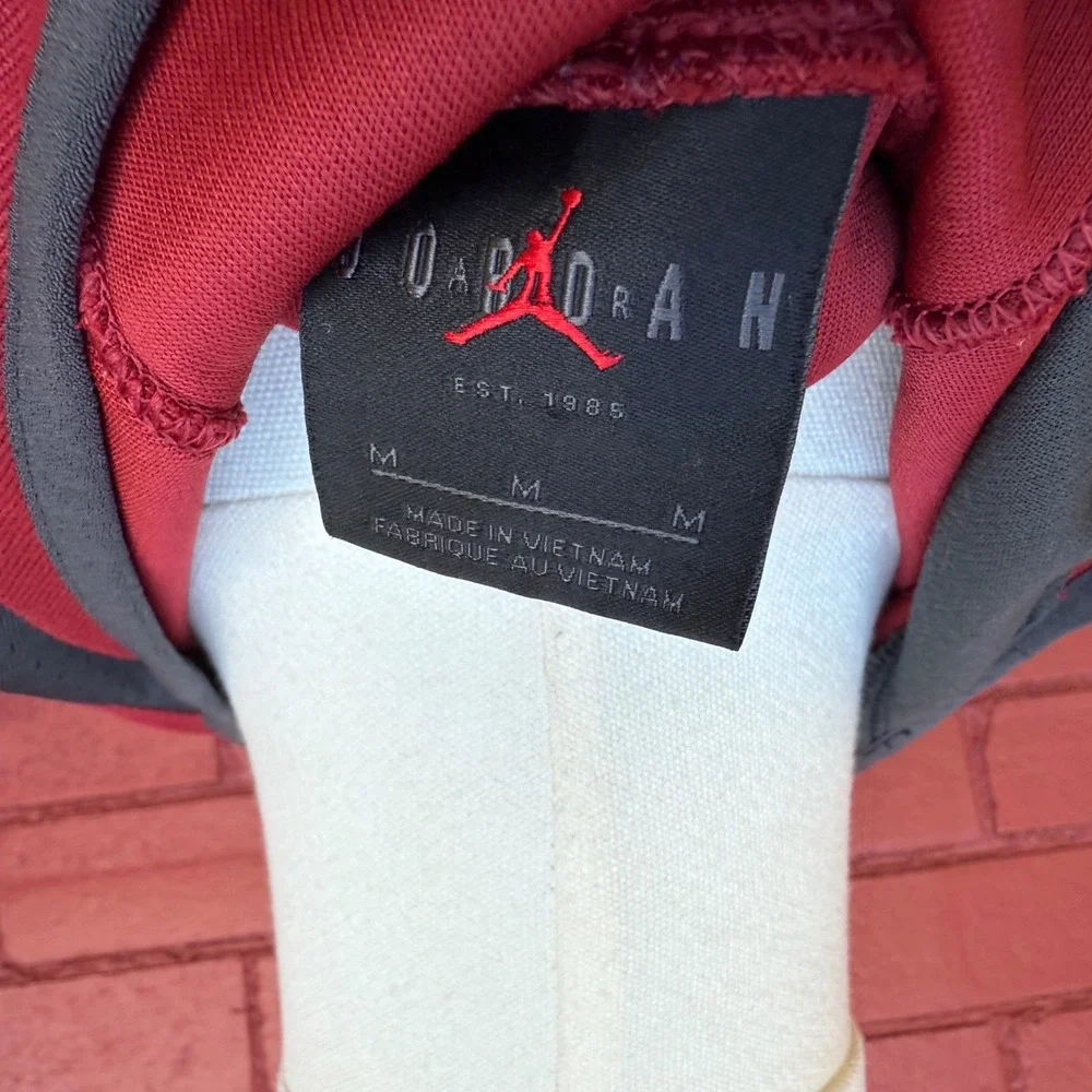 Jordan Oklahoma Sooners‎ Basketball Jumpman Hoodie Pullover Mens Medium Maroon